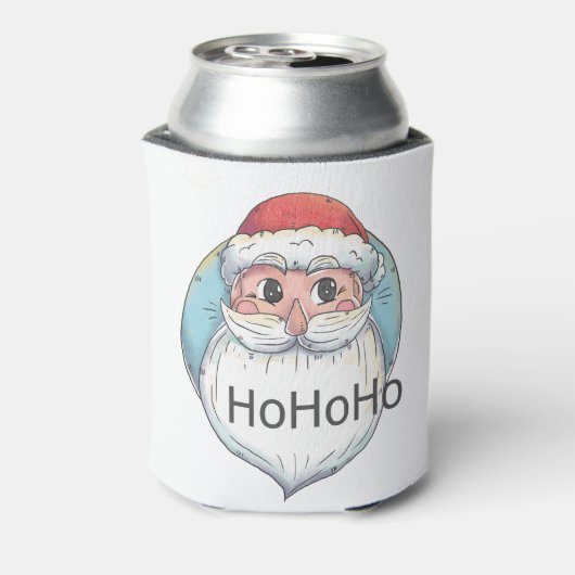 Weihnachten-Weihnachtsmann Dosenkühler (Kanne Rückseite)