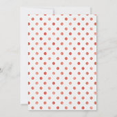 Weihnachten Weihnachtsmann Einladung zum ersten Ge (Rückseite)