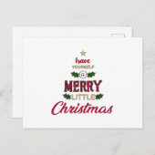 Weihnachten Weihnachtsmann Geek Cooles Funny Gesch Postkarte (Vorne/Hinten)