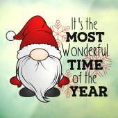 Weihnachten Weihnachtsmann gewinnt die schönste Ze Fensteraufkleber (Blatt 3)