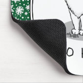 Weihnachten Weihnachtsmann Hat Samoyed Dog Funny Mousepad (Ecke)