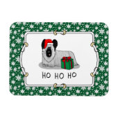 Weihnachten Weihnachtsmann Hat Skye Terrier (Silbe Magnet (Horizontal)