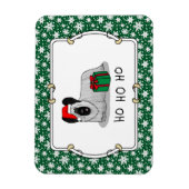 Weihnachten Weihnachtsmann Hat Skye Terrier (Silbe Magnet (Vertikal)