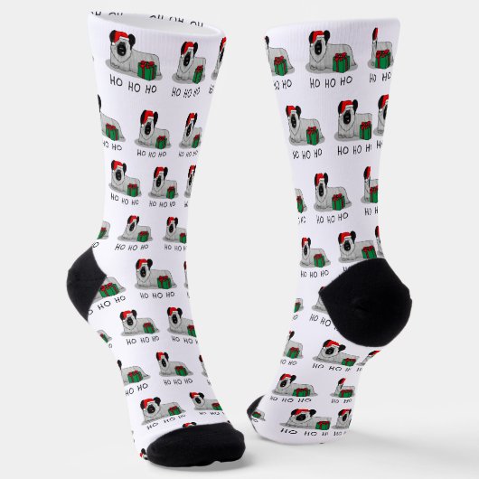 Weihnachten Weihnachtsmann Hat Skye Terrier (Silbe Socken (Gewinkelt)