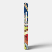 Weihnachten, Weihnachtsmann, Hirsch im Wald Case-Mate iPhone Hülle (Rückseite / Links)