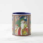 Weihnachten, Weihnachtsmann, Hirsch im Wald Tasse (Zentrum)