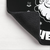 Weihnachten Weihnachtsmann ich tue es für Hos Cu Mousepad (Ecke)