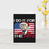 Weihnachten Weihnachtsmann ich tue es für Hos Trum Karte (Gelbe Blume)