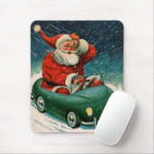 Weihnachten, Weihnachtsmann im Niedlichen Auto Mousepad (Mit Mouse)