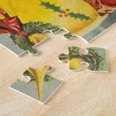 Weihnachten, Weihnachtsmann in einem Raumschiff Puzzle (Seite)