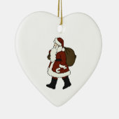Weihnachten Weihnachtsmann Keramikornament (Rechts)