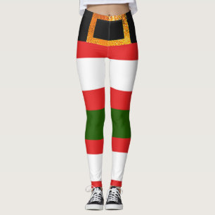 Weihnachten Weihnachtsmann kleidet Leggings