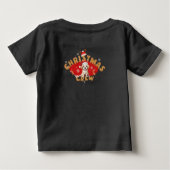 Weihnachten Weihnachtsmann Lebkuchen Buchstabe C J Baby T-shirt (Rückseite)