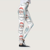 Weihnachten-Weihnachtsmann Leggings (Rechts)