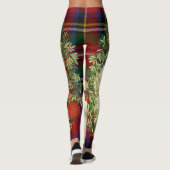 Weihnachten-Weihnachtsmann-Leggings Leggings (Rückseite)