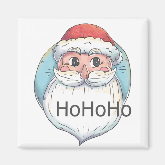 Weihnachten-Weihnachtsmann Magnet (Vorne)