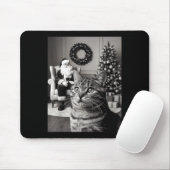 Weihnachten Weihnachtsmann Merry X-mas Funny Cat S Mousepad (Mit Mouse)