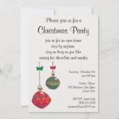 Weihnachten, Weihnachtsmann mit Candy Canes Einladung (Rückseite)