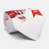 Weihnachten, Weihnachtsmann mit Candy Canes Krawatte (Gerollt)