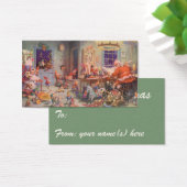 Weihnachten, Weihnachtsmann mit Elfen Workshop (Schreibtisch)