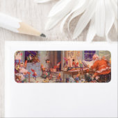 Weihnachten, Weihnachtsmann mit Elfen Workshop (Insitu)