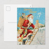 Weihnachten Weihnachtsmann mit Geschenken (Vorne/Hinten)