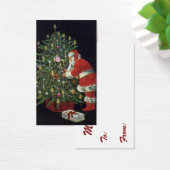 Weihnachten, Weihnachtsmann mit Geschenken (Schreibtisch)