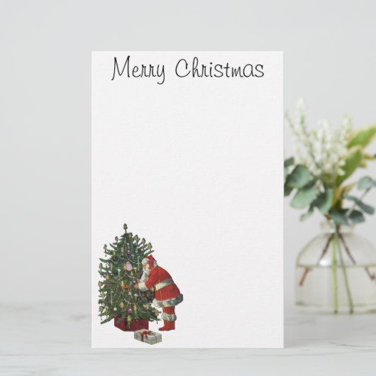 Weihnachten, Weihnachtsmann mit Geschenken (Stehend Vorderseite)