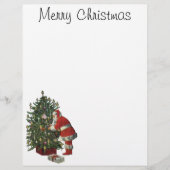 Weihnachten, Weihnachtsmann mit Geschenken (Vorderseite)