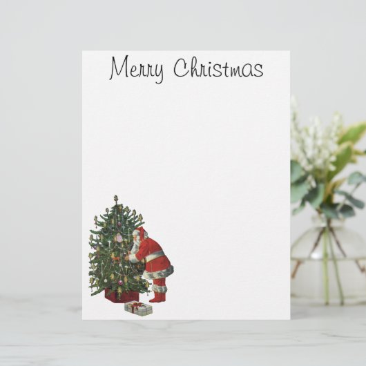 Weihnachten, Weihnachtsmann mit Geschenken (Stehend Vorderseite)