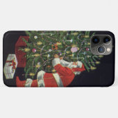 Weihnachten, Weihnachtsmann mit Geschenken Case-Mate iPhone Hülle (Rückseite (Horizontal))