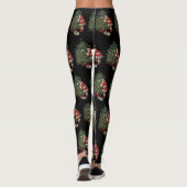 Weihnachten, Weihnachtsmann mit Geschenken Leggings (Rückseite)