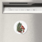 Weihnachten, Weihnachtsmann mit Geschenken Magnet (In Situ (Geschirrspüler))
