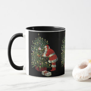 Weihnachten, Weihnachtsmann mit Geschenken Tasse
