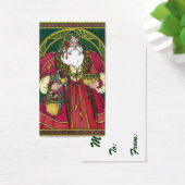 Weihnachten, Weihnachtsmann mit Holly-Blätter (Schreibtisch)