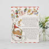 Weihnachten, Weihnachtsmann mit Spielzeug und Pupp (Stehend Vorderseite)