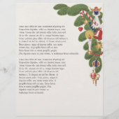 Weihnachten, Weihnachtsmann mit Spielzeug und Pupp (Rückseite)