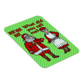 Weihnachten Weihnachtsmann & Mrs. Holiday Joke Magnet (Rechte Seite)