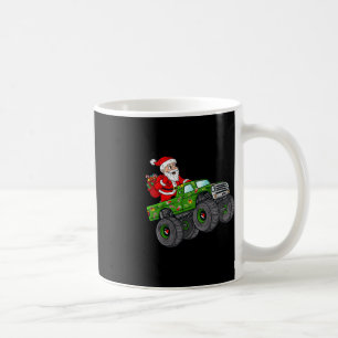Weihnachten Weihnachtsmann reiten in Monster Lkw-J Kaffeetasse