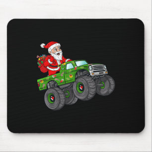 Weihnachten Weihnachtsmann reiten in Monster Lkw-J Mousepad