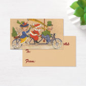 Weihnachten, Weihnachtsmann Reiten mit dem Fahrrad (Schreibtisch)