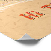 Weihnachten, Weihnachtsmann Reiten mit dem Fahrrad Poster (Ecke)