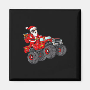 Weihnachten Weihnachtsmann Reiten Monster Truck Bo Magnet