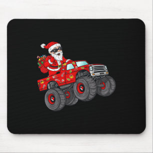 Weihnachten Weihnachtsmann Reiten Monster Truck Bo Mousepad