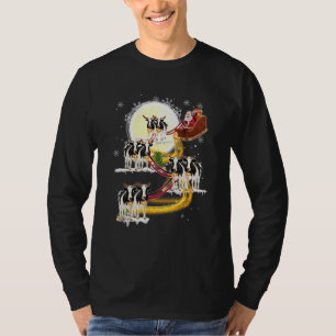 Weihnachten Weihnachtsmann Riding Milchkühe Weihna T-Shirt