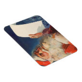 Weihnachten, Weihnachtsmann, Schöne Liste Magnet (Rechte Seite)