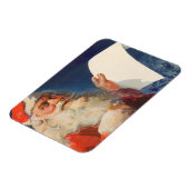 Weihnachten, Weihnachtsmann, Schöne Liste Magnet (Linke Seite)