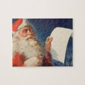 Weihnachten, Weihnachtsmann, Schöne Liste Puzzle (Horizontal)