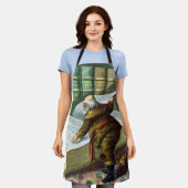 Weihnachten, Weihnachtsmann, Schöne Liste Schürze (Getragen)