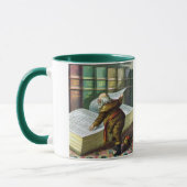 Weihnachten, Weihnachtsmann, Schöne Liste Tasse (Links)